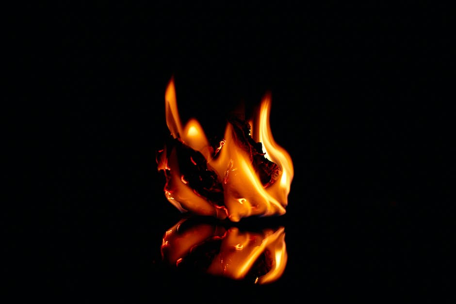 Bild des brennenden Feuers