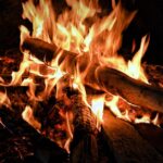 Feuer hitzigster an heißesten Ort