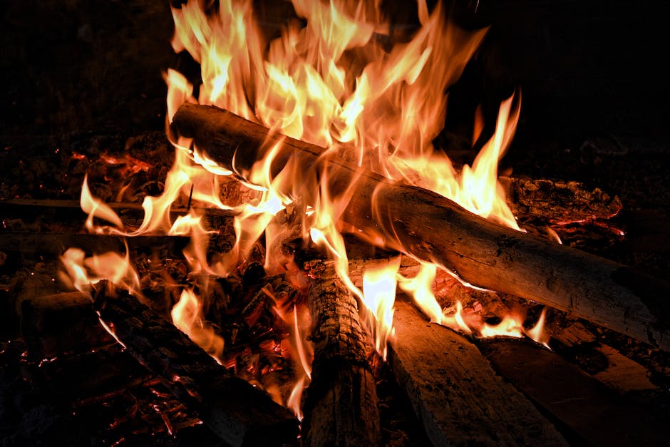 Feuer für Wärme, Kochen und den Schutz vor Raubtieren